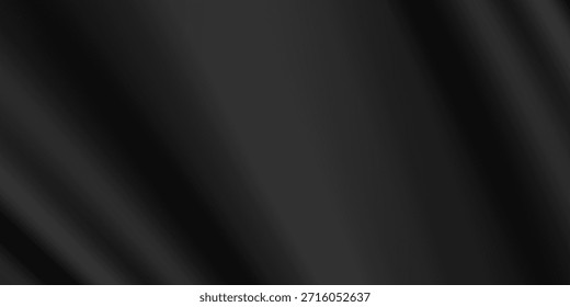 Fondo abstracto elegante de la textura del satén negro liso. Diseño de fondo lujoso. Traje para el Anuncio, el Web, el cartel, el folleto, el folleto y la presentación