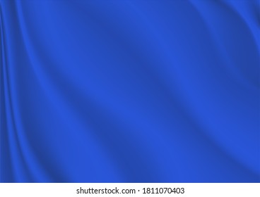La seda azul suave y elegante o la textura satinada de lujo pueden utilizarse como fondo de boda. Diseño de fondo de lujo. En Sepia tonificaba. Estilo retro.fondo vectorial de seda azul.