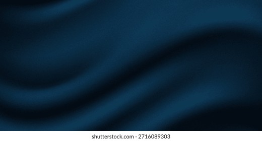 Smooth elegant blue silk or satin luxury cloth texture can use as abstract background. Luxurious Christmas background or New Year background design