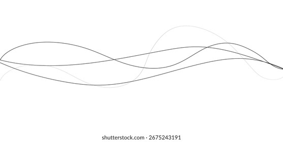 A smooth, elegant design featuring overlapping teal lines creating a wave-like pattern against.