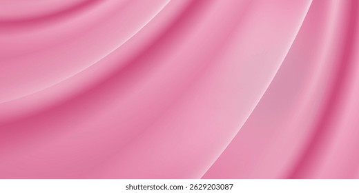 Smooth elegant pink silk or satin texture can use as background.eps10
