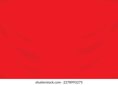 Smooth elegant red silk or satin luxury cloth texture background. Luxurious Christmas background or New Year background. 3d Vector illustration.