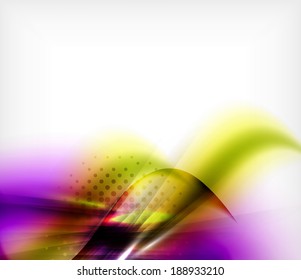 Smooth elegant wave business background template