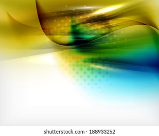Plantilla de fondo de negocio de ondas elegantes y suaves