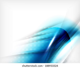 Smooth elegant wave business background template