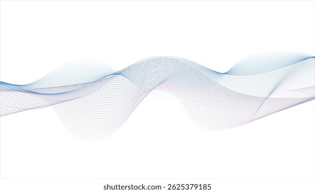 Smooth, elegant wave pattern.A flowing wave design in blue tones.