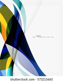 Smooth elegant wave vector background