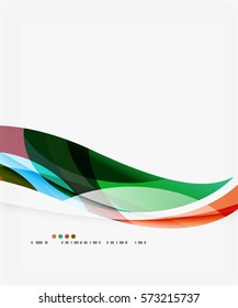 Smooth elegant wave vector background