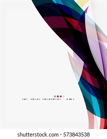 Smooth elegant wave vector background