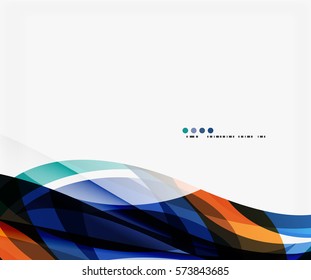 Smooth elegant wave vector background