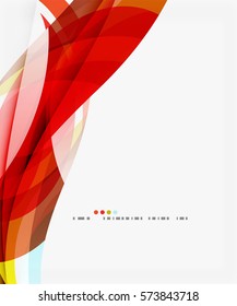 Smooth elegant wave vector background