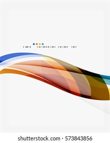 Smooth elegant wave vector background