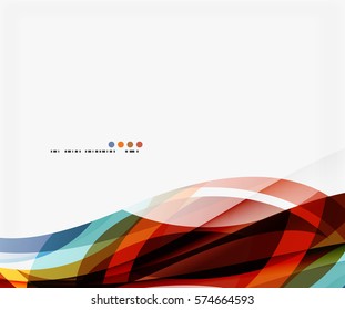 Smooth elegant wave vector background