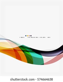 Smooth elegant wave vector background