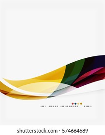Smooth elegant wave vector background
