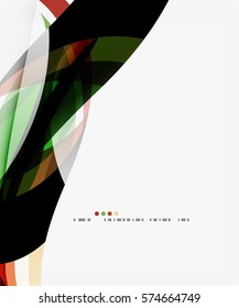 Smooth elegant wave vector background