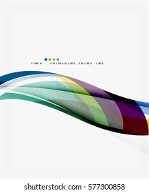Smooth elegant wave vector background