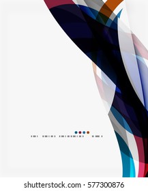 Smooth elegant wave vector background