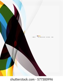 Smooth elegant wave vector background