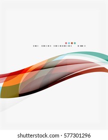 Smooth elegant wave vector background