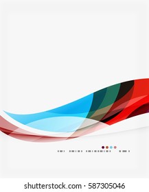 Smooth elegant wave vector background