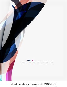 Smooth elegant wave vector background