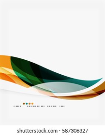 Smooth elegant wave vector background