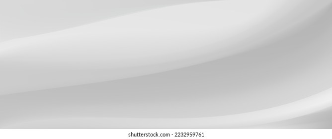 Smooth elegant white silk or satin luxury cloth texture can use as wedding background. Luxurious Christmas background or New Year background. In Sepia toned. Retro style. Vector illustration.
