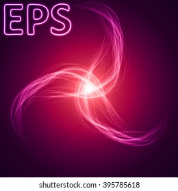 smooth energy lines. trio way lines version.