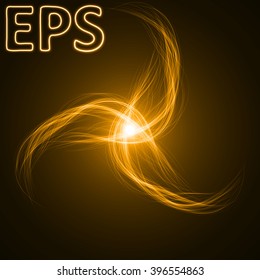 smooth energy lines. trio way lines and golden colored version.