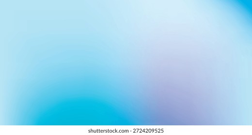 Ein glatter, ätherischer Gradient, der von tiefem Teal zu hellblauem übergeht, mit subtilen Anklängen von violettem und weichem Licht.