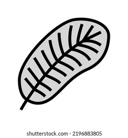 smooth feather soft fluffy color icon vector. smooth feather soft fluffy sign. isolated symbol illustration