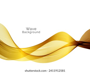 Smooth flow wave background vector