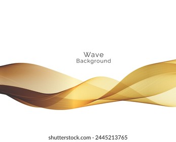 Smooth flow wave background vector