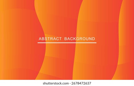 A smooth, flowing abstract background featuring a vibrant gradient of orange and yellow hues with soft, curved lines.