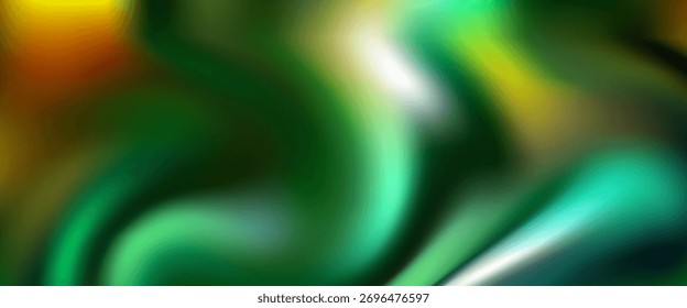 plano de fundo abstrato suave e fluido com redemoinhos verdes e azuis, gradientes vibrantes e movimento suave adequado para papéis de parede
