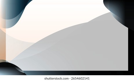 Fondo abstracto fluido suave con mezcla de gradiente suave. Diseño moderno y elegante ideal para visuales digitales, presentaciones y composiciones creativas.