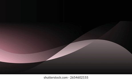 Smooth flowing abstract background with soft gradient blend. Modern and elegant design ideal for digital visuals, presentations, and creative compositions.