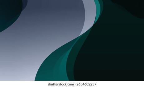 Smooth flowing abstract background with soft gradient blend. Modern and elegant design ideal for digital visuals, presentations, and creative compositions.