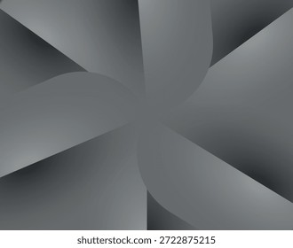 Un diseño suave y fluido con curvas abstractas en escala de grises que se mezclan a la perfección. Los Gradientes suaves y la estética minimalista crean un aspecto contemporáneo y sofisticado.