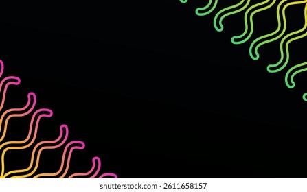 Smooth flowing frame shapes and vibrant colors in a fluid design, vector design eps 10, design for business, social media, web banner, creativity, and digital presentations background