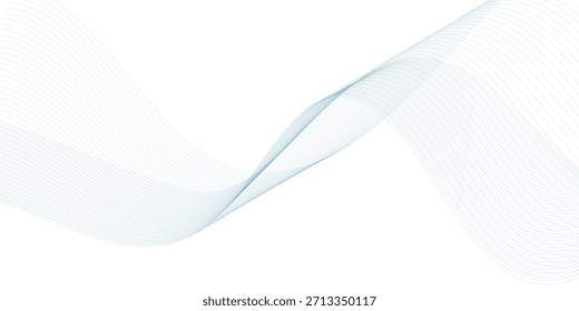 smooth flowing wave dots halftone lines dynamic blue purple pink gradient isolated on transparent