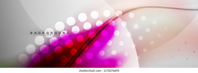 Fondo del concepto de movimiento de onda suave, ilustración vectorial