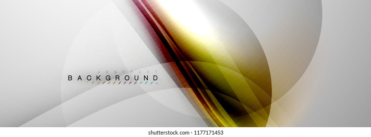 Fondo del concepto de movimiento de onda suave, ilustración vectorial