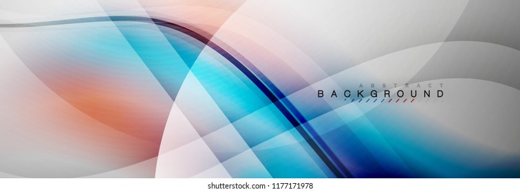 Fondo del concepto de movimiento de onda suave, ilustración vectorial
