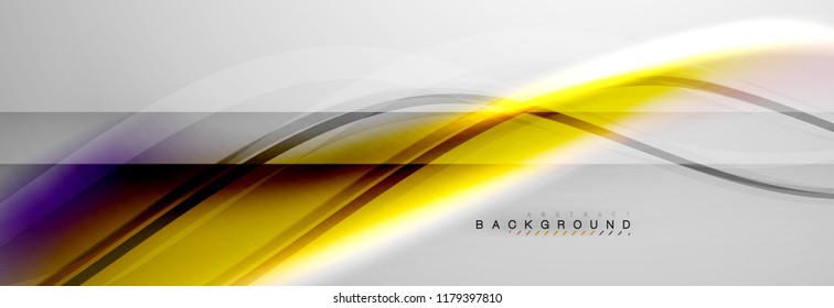 Fondo del concepto de movimiento de onda suave, ilustración vectorial