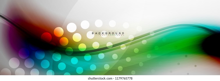 Fondo del concepto de movimiento de onda suave, ilustración vectorial