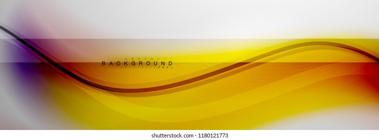 Fondo del concepto de movimiento de onda suave, ilustración vectorial