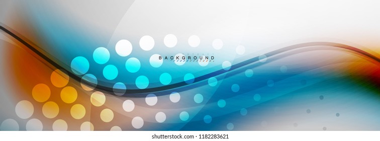 Fondo del concepto de movimiento de onda suave, ilustración vectorial