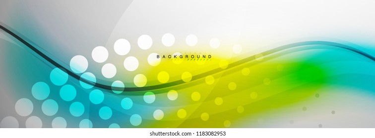Fondo del concepto de movimiento de onda suave, ilustración vectorial